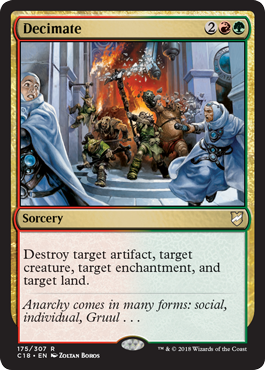 Decimate - Commander 2018 Spoiler