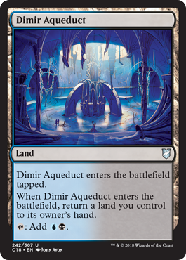 Dimir Aqueduct - Commander 2018 Spoiler