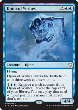 Djinn of Wishes - Commander 2018 Spoiler