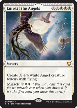 Entreat the Angels - Commander 2018 Spoiler