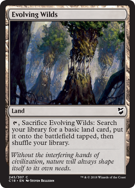 Evolving Wilds - Commander 2018 Spoiler