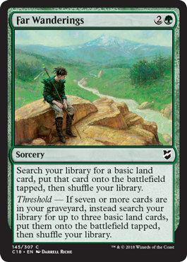 Far Wanderings - Commander 2018 Spoiler