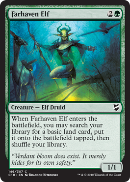 Farhaven Elf - Commander 2018 Spoiler