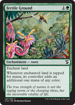 Fertile Ground - Commander 2018 Spoiler