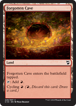 Forgotten Cave - Commander 2018 Spoiler