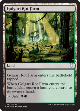 Golgari Rot Farm - Commander 2018 Spoiler