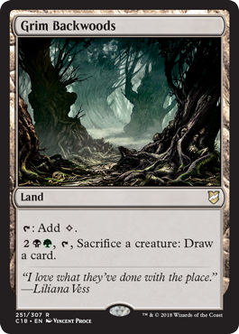 Grim Backwoods - Commander 2018 Spoiler