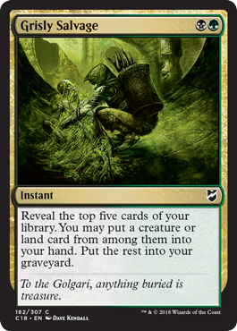 Grisly Salvage - Commander 2018 Spoiler