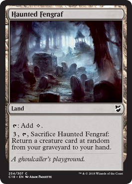 Haunted Fengraf - Commander 2018 Spoiler