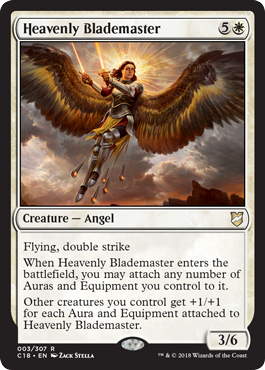 Heavenly Blademaster - Commander 2018 Spoiler