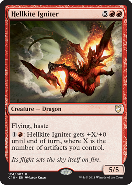 Hellkite Igniter - Commander 2018 Spoiler