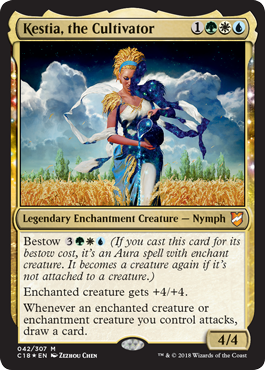 Kestia, the Cultivator - Commander 2018 Spoiler