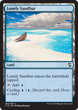 Lonely Sandbar - Commander 2018 Spoiler