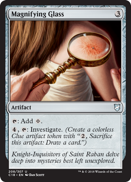 Magnifying Glass - Commander 2018 Spoiler