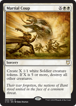 Martial Coup - Commander 2018 Spoiler