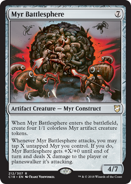 Myr Battlesphere - Commander 2018 Spoiler