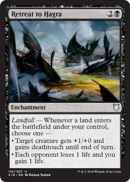 Retreat to Hagra - Commander 2018 Spoiler