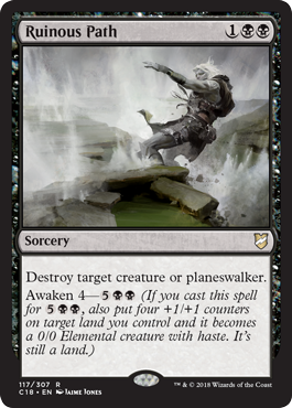 Ruinous Path - Commander 2018 Spoiler