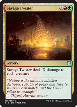 Savage Twister - Commander 2018 Spoiler