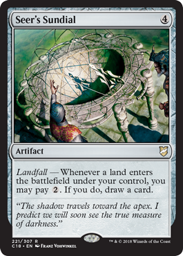 Seer's Sundial - Commander 2018 Spoiler