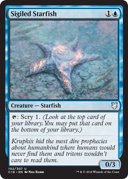 Sigiled Starfish - Commander 2018 Spoiler
