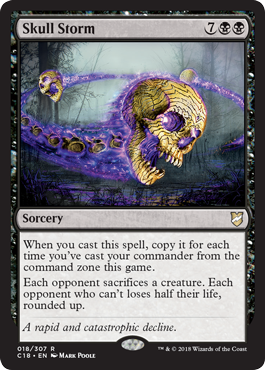 Skull Storm - Commander 2018 Spoiler