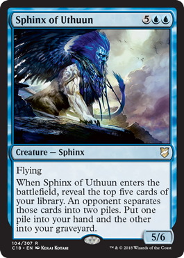 Sphinx of Uthuun - Commander 2018 Spoiler