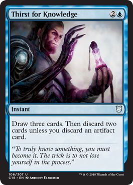 Thirst for Knowledge - Commander 2018 Spoiler
