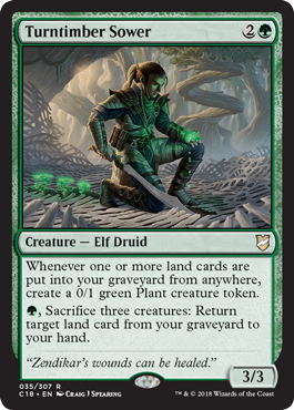 Turntimber Sower - Commander 2018 Spoiler