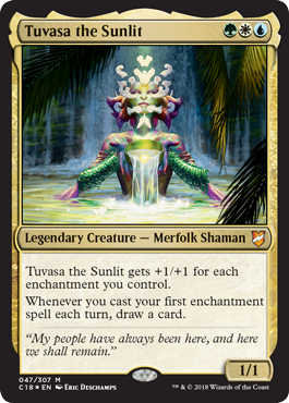 Tuvasa the Sunlit - Commander 2018 Spoiler