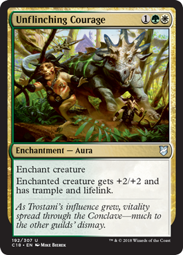 Unflinching Courage - Commander 2018 Spoiler