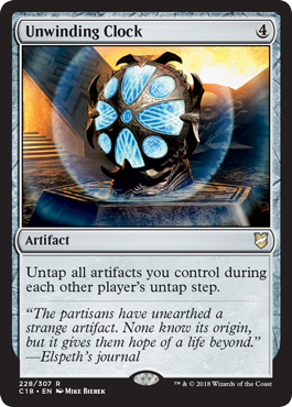 Unwinding Clock - Commander 2018 Spoiler