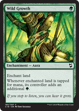 Wild Growth - Commander 2018 Spoiler