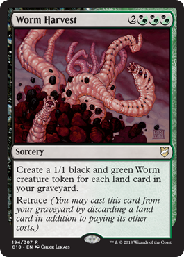 Worm Harvest - Commander 2018 Spoiler