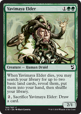 Yavimaya Elder - Commander 2018 Spoiler