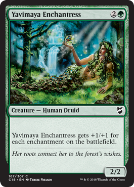 Yavimaya Enchantress - Commander 2018 Spoiler