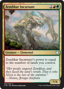 Zendikar Incarnate - Commander 2018 Spoiler