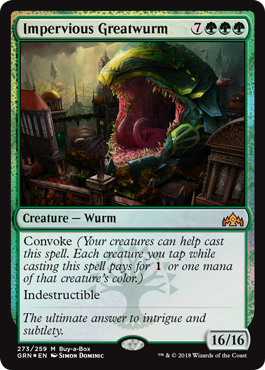 Impervious Greatwurm - Guilds of Ravnica Spoiler