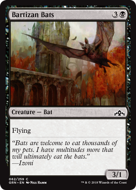 Bartizan Bats - Guilds of Ravnica Spoiler