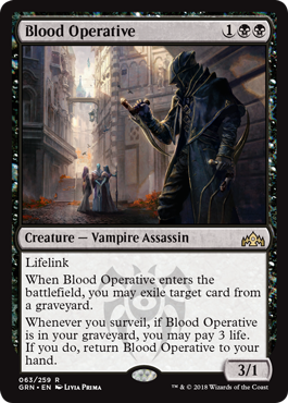 Blood Operative - Guilds of Ravnica Spoiler