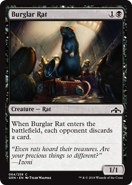 Burglar Rat - Guilds of Ravnica Spoiler