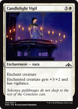 Candlelight Vigil - Guilds of Ravnica Spoiler