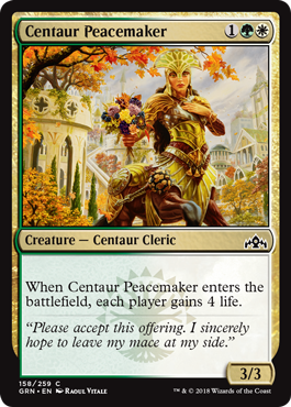 Centaur Peacemaker - Guilds of Ravnica Spoiler