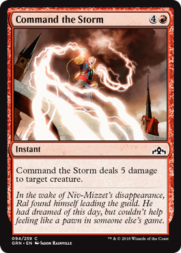 Command the Storm - Guilds of Ravnica Spoiler