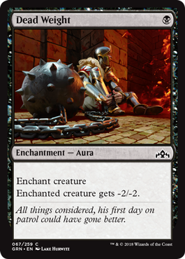 Dead Weight - Guilds of Ravnica Spoiler