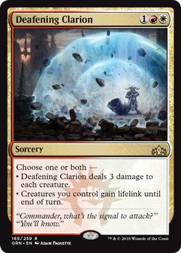 Deafening Clarion - Guilds of Ravnica Spoiler