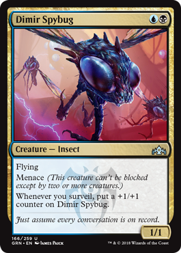 Dimir Spybug - Guilds of Ravnica Spoiler