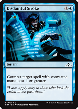 Disdainful Stroke - Guilds of Ravnica Spoiler