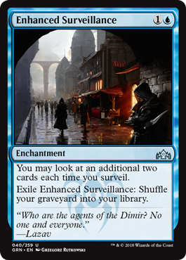 Enhanced Surveillance - Guilds of Ravnica Spoiler