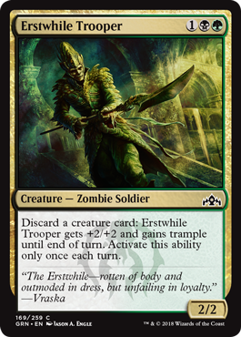 Erstwhile Trooper - Guilds of Ravnica Spoiler